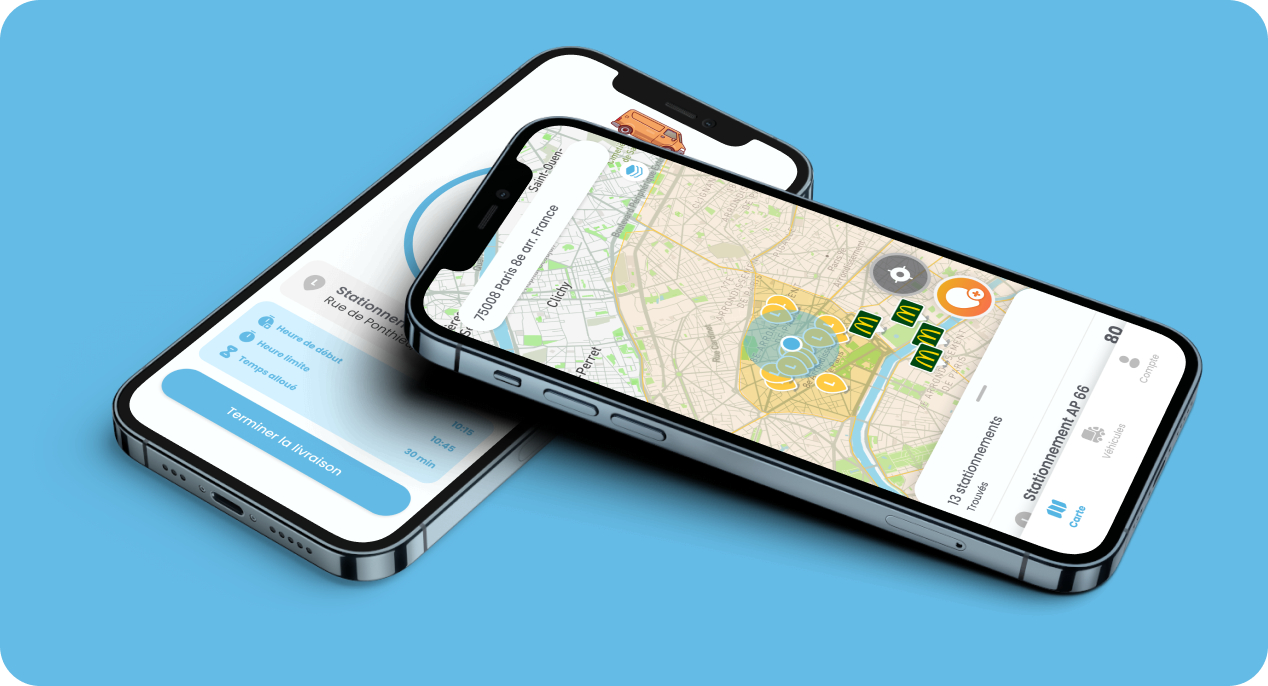 Delivery Park - Mobile App Redesign for Aleia