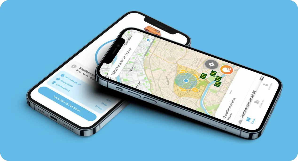 Delivery Park - Mobile App Redesign for Aleia