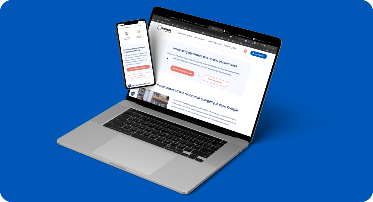 Ynergie - Web App Design