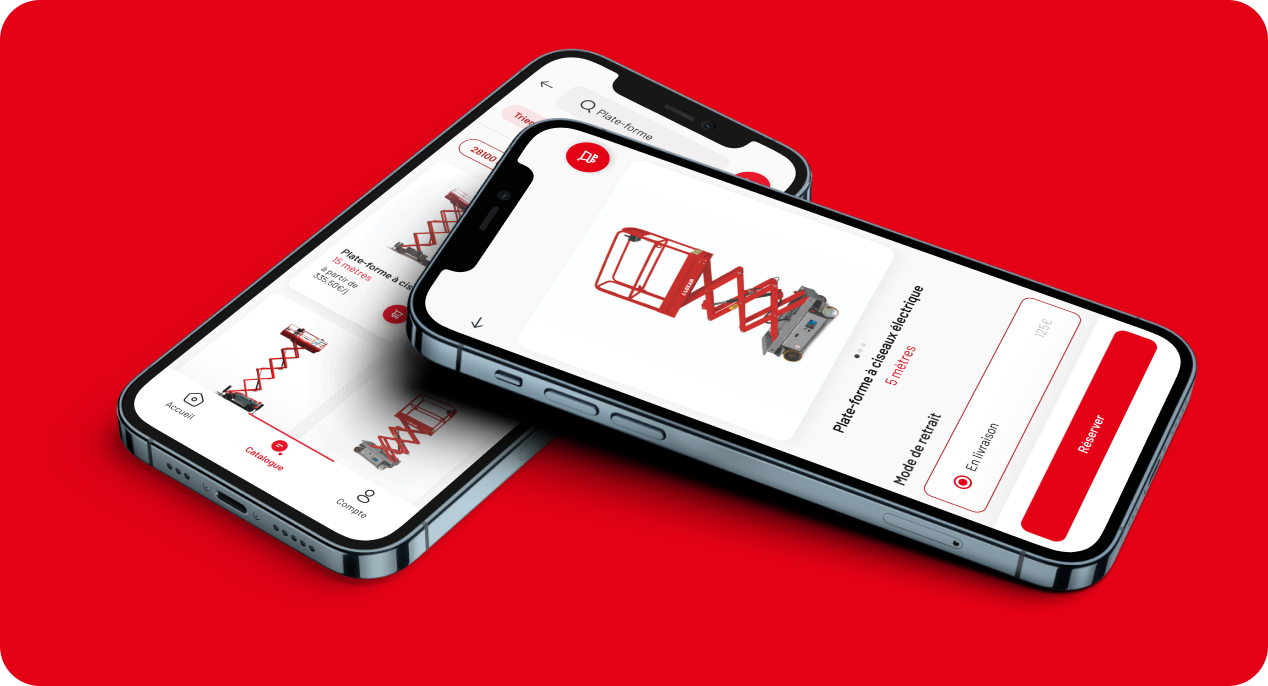 Loxam - Mobile App Design
